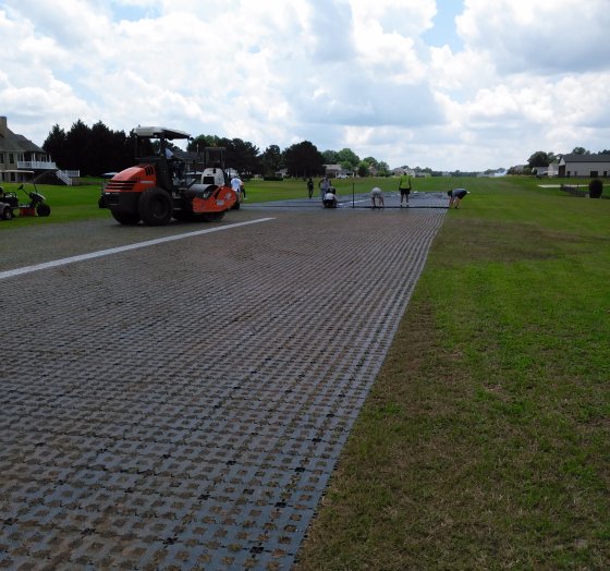 Mallards Landing HOA PERFO grass runway reinforcement