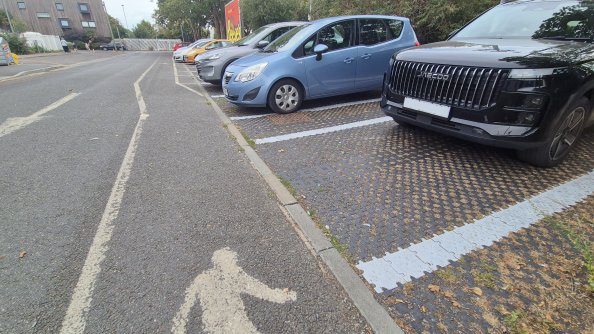 PERFO grid used for green and sustainable car parking